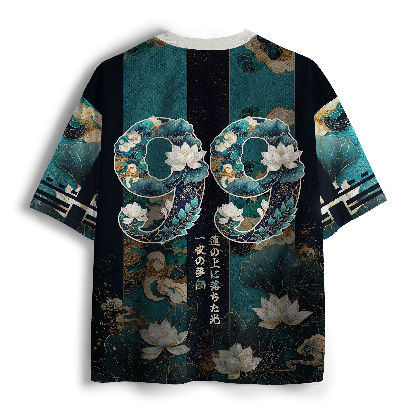 Kyoto Lion Mesh Jersey for Streetwear
