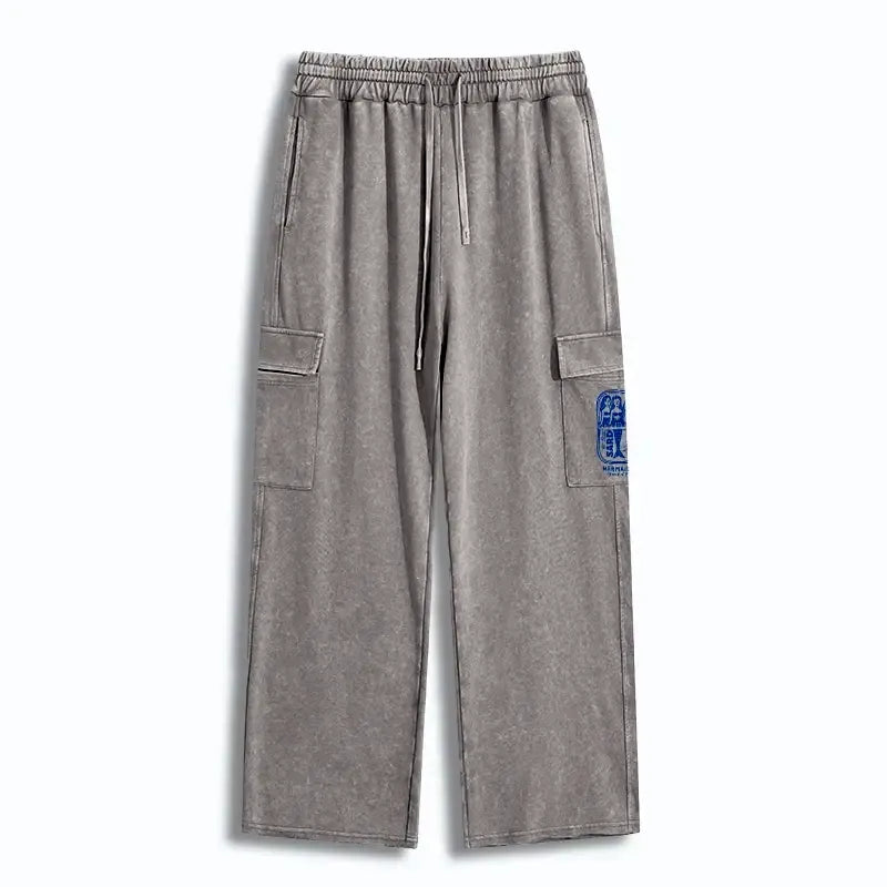 Kyoto-Lion Mermaid Can Washed Utility Sweatpants