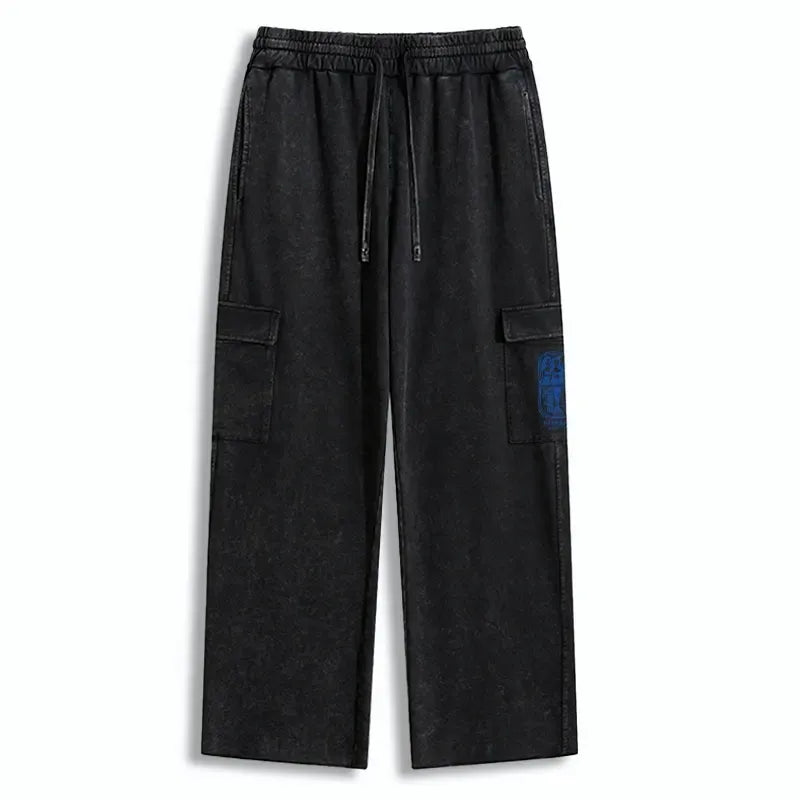 Vintage Japanese Streetwear Sweatpants for Casual