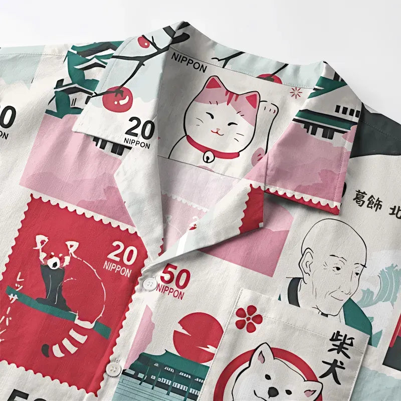 Japanese Aloha Shirt for Summer Vacation