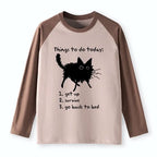 Japanese Lazy Cat Meme Tee for Daily Wear