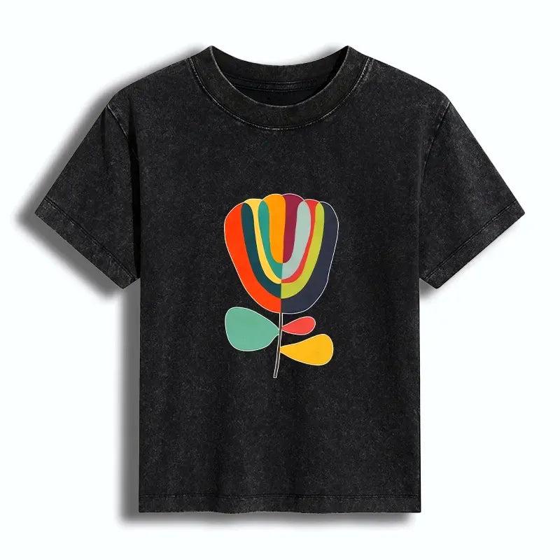 Kyoto-Lion Minimalist T-shirt for Gift for Her
