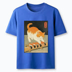 Kyoto Lion Cat Sushi Tee Gift Idea