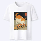 Japanese Cat Steal Sushi T-Shirt