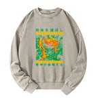 Kyoto lion washed sweatshirt streetwear