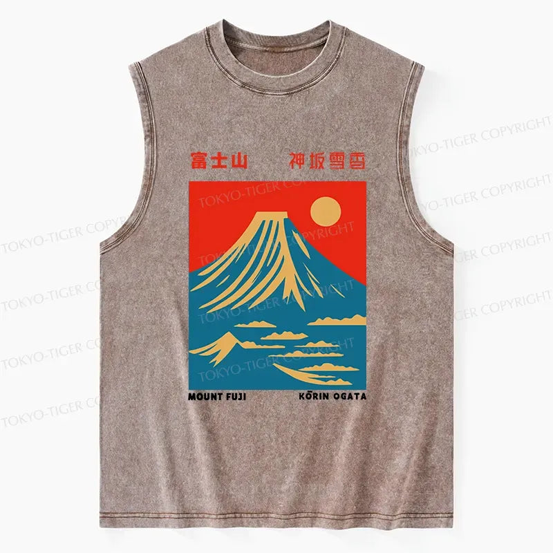Japanese unisex cotton tank top gift for him