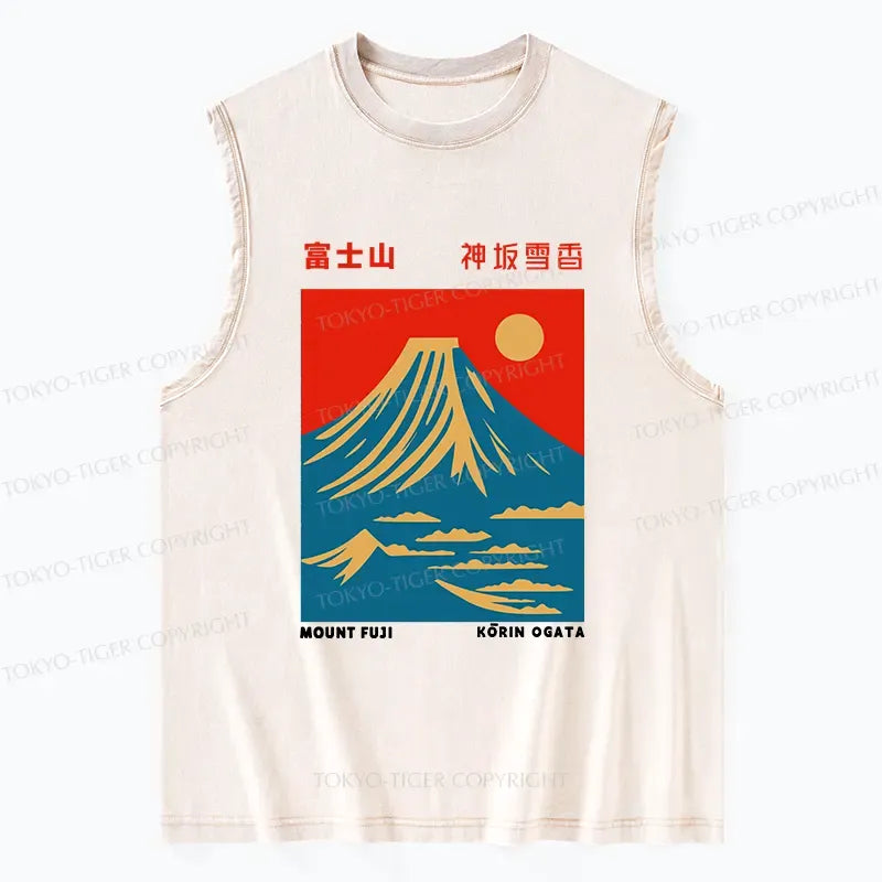 Japanese unisex cotton tank top gift for him