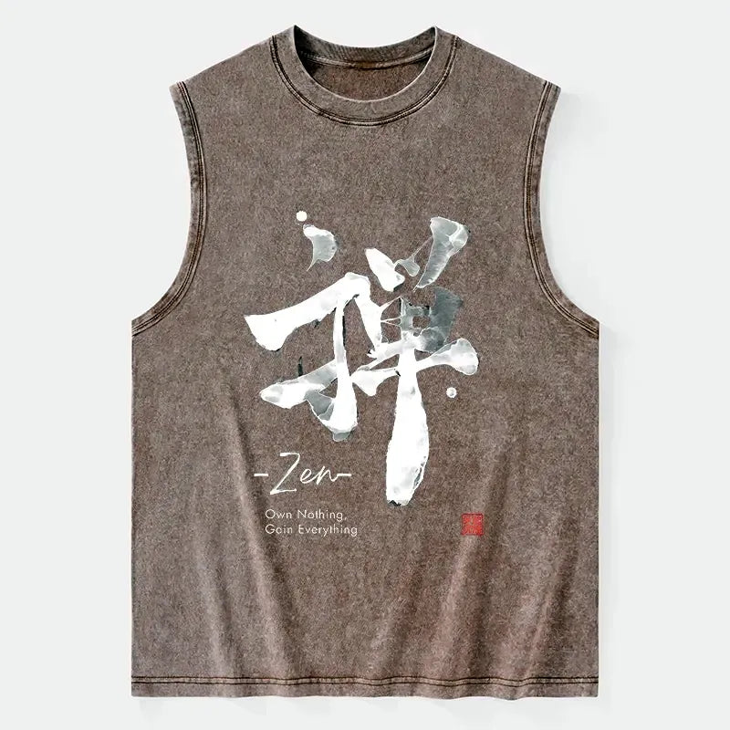 Kyoto Lion Vintage Tank Top on Sale