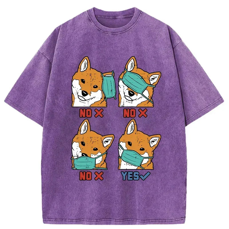 japanese washed cotton t-shirt free shipping