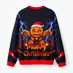 Kyoto-Lion Christmas Final Boss Fuzzy Christmas Ugly Sweatshirt