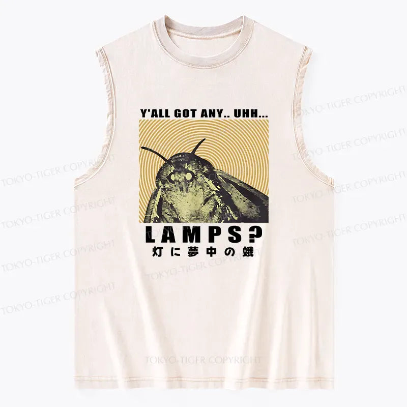 Unisex Japanese Print Tank Top on Sale