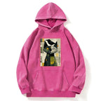Kyoto-Lion The Cat And The Crow Are Planning To Rule The World Washed Hoodie