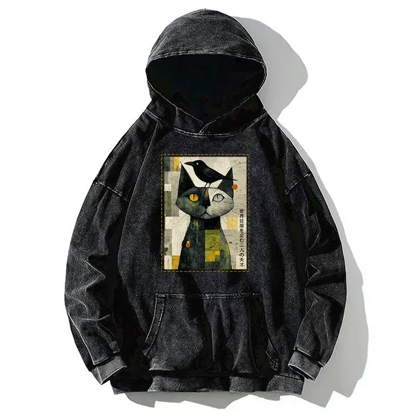 Japanese Washed Hoodie for Daily Wear