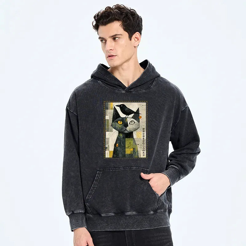 Japanese Washed Hoodie for Daily Wear