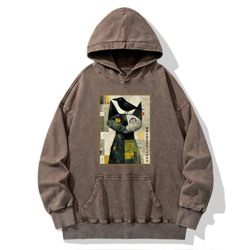 Japanese Washed Hoodie for Daily Wear