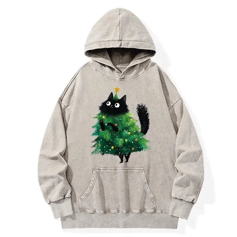kyoto lion christmas tree cat hoodie on sale
