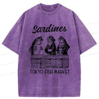 washed soft cotton t-shirt for summer