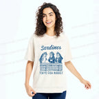 Kyoto-Lion Sardine Merchant Washed T-Shirt