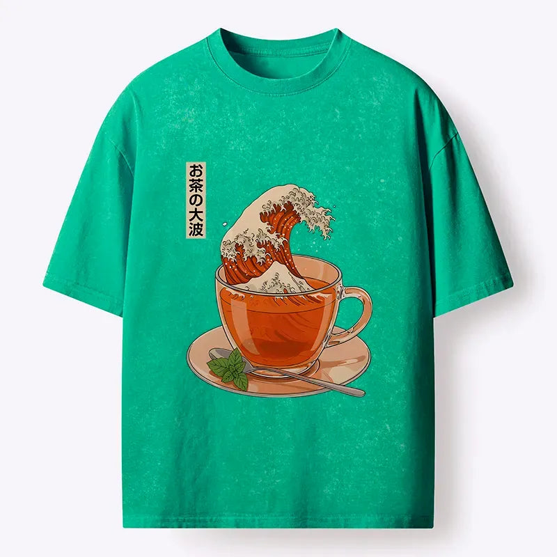 Kyoto Lion Japanese Art Tee for Gift