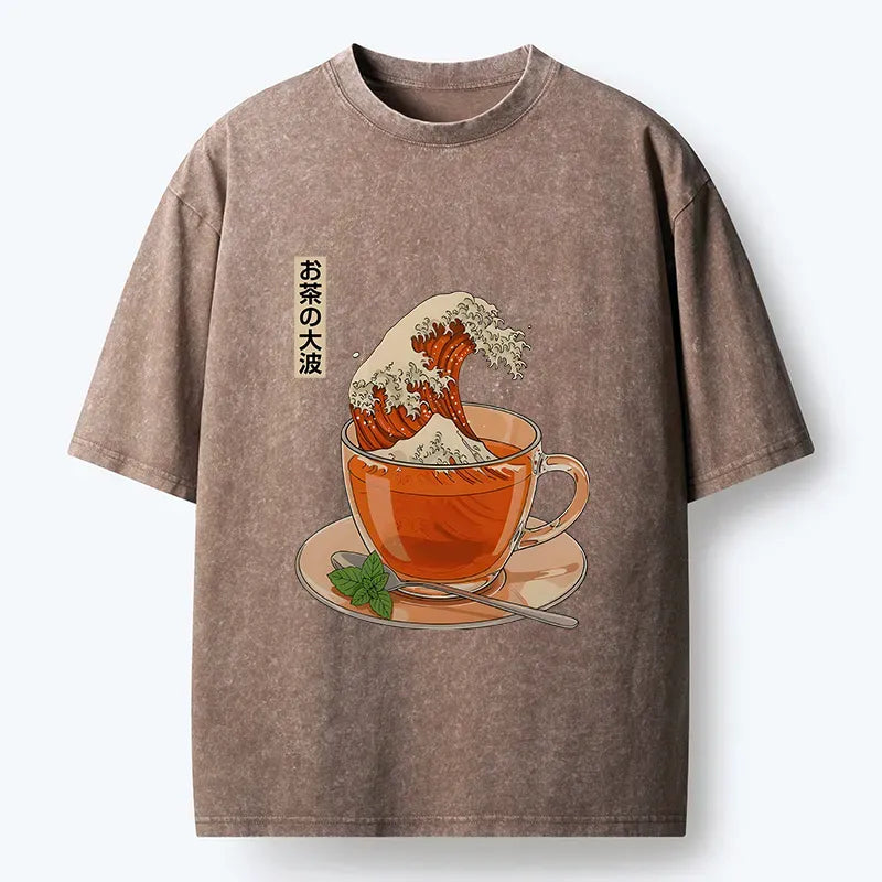 Kyoto Lion Japanese Art Tee for Gift
