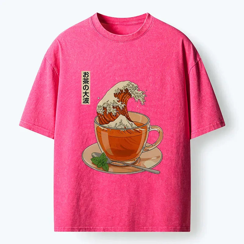 Japanese Great Wave Washed T-Shirt
