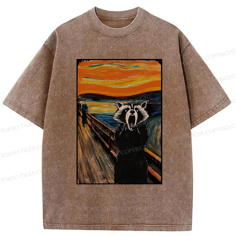 Kyoto-Lion Japanese Streetwear Raccoon Tee