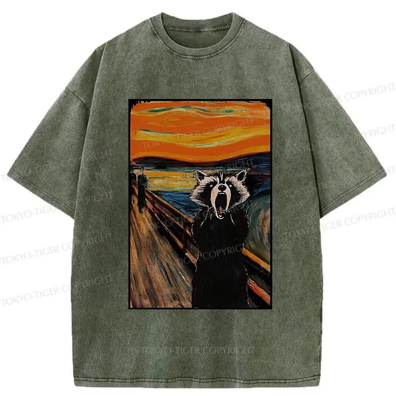 Kyoto-Lion Japanese Streetwear Raccoon Tee