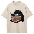 Cute Cat Eating Ramen Shirt for Anime Convention