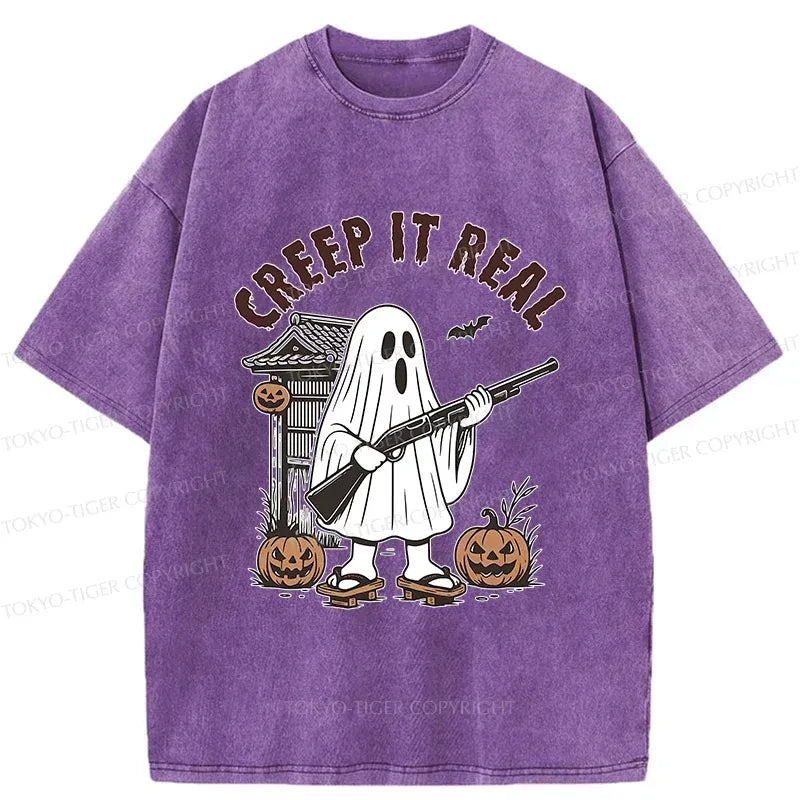 Halloween Japanese Ghost T-Shirt for Women