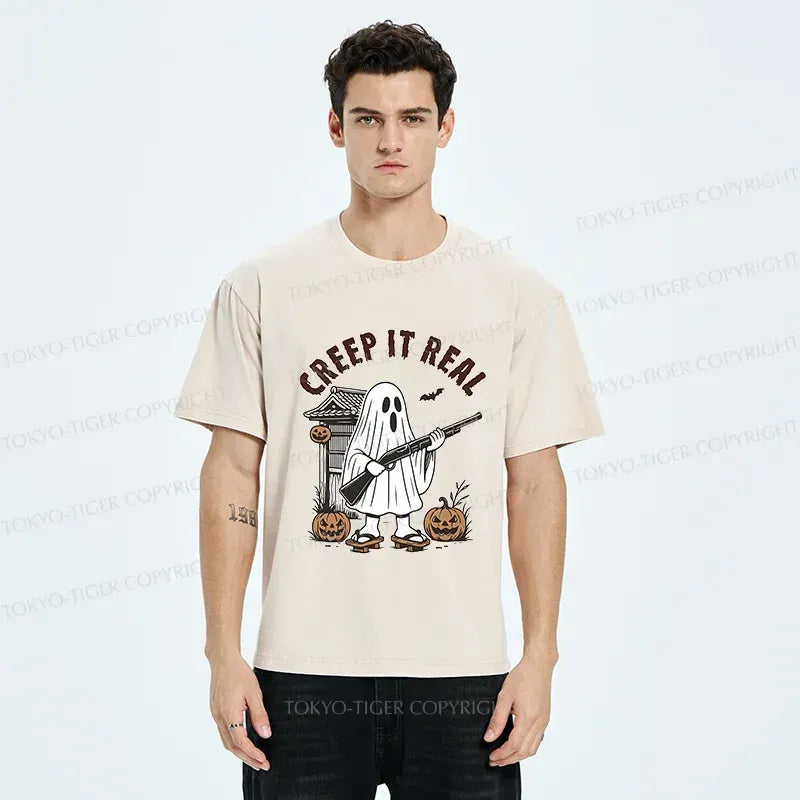 Japanese Ghost Washed T-Shirt on Sale