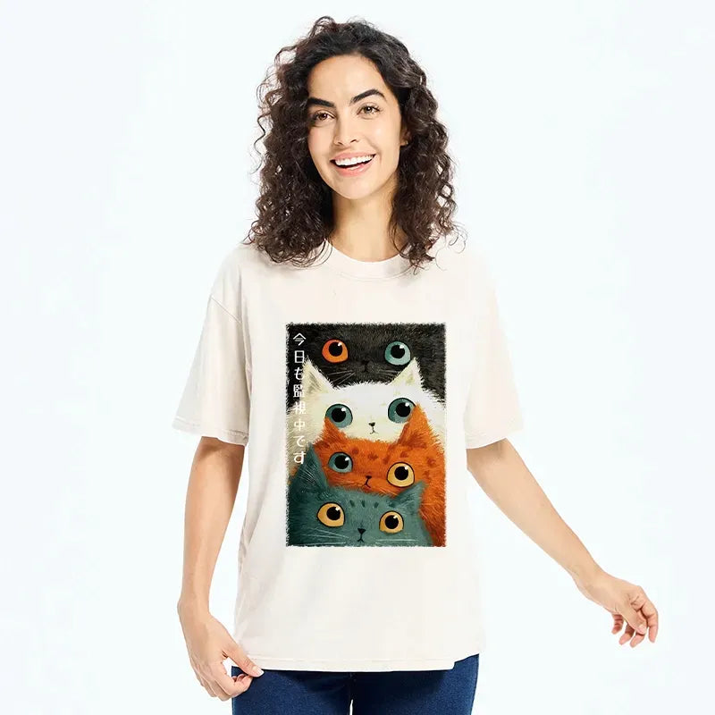 kyoto lion japanese t-shirt for summer
