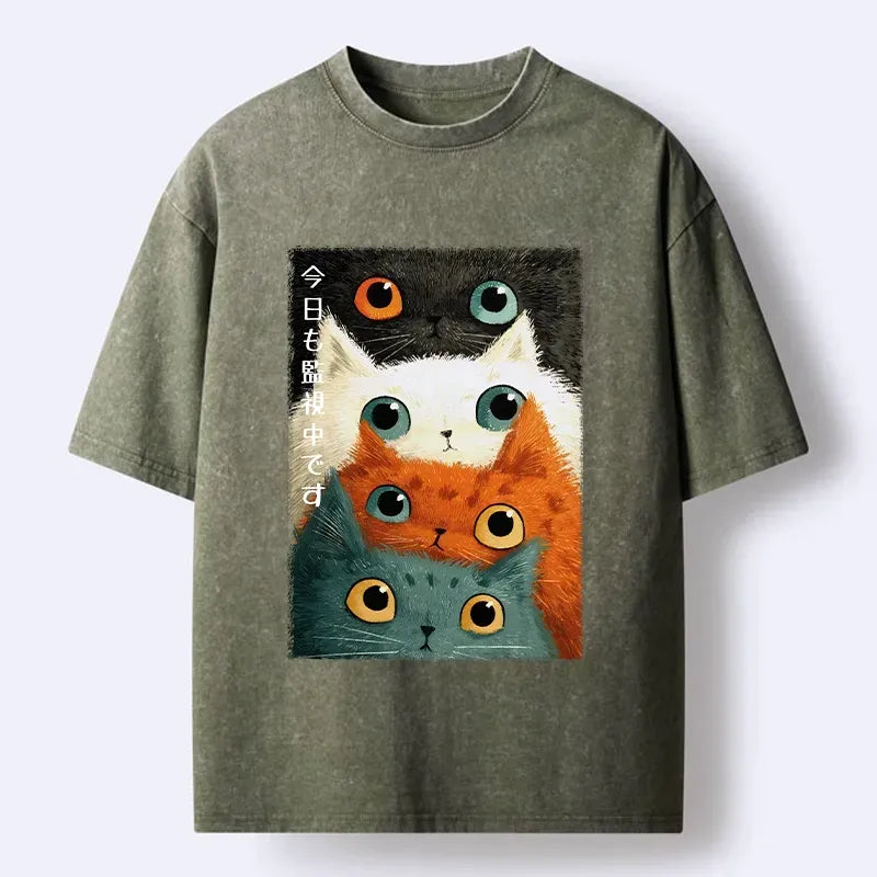 kyoto lion japanese t-shirt for summer