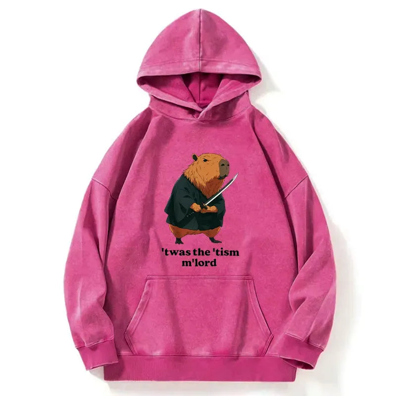 Unisex Vintage Kyoto Hoodie with Samurai Print