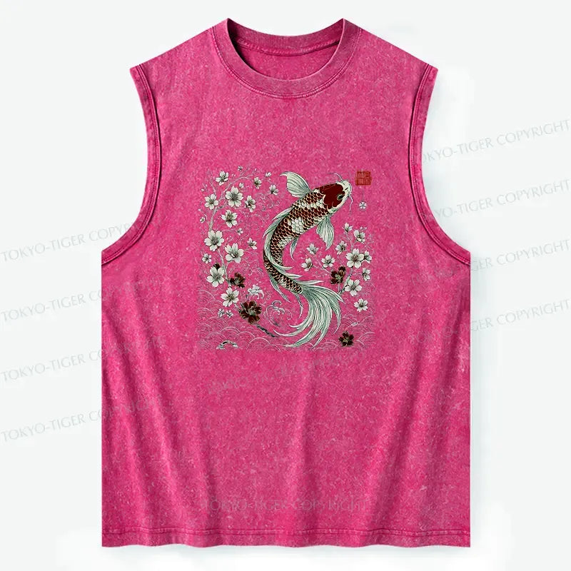 Washed Unisex Cotton Tank Top for Layering