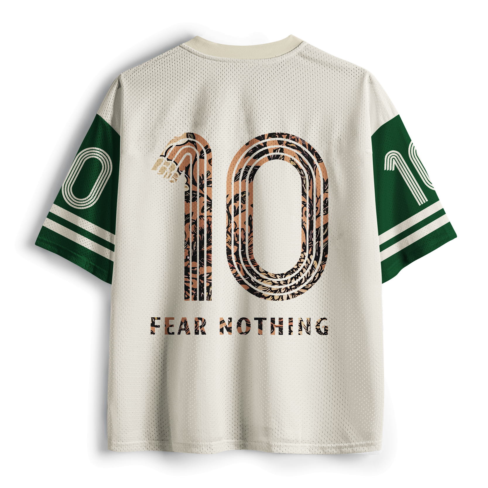 Kyoto-Lion Fearless Tiger & Crane Mesh Jersey