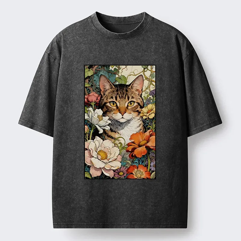 japanese style cat tee best seller