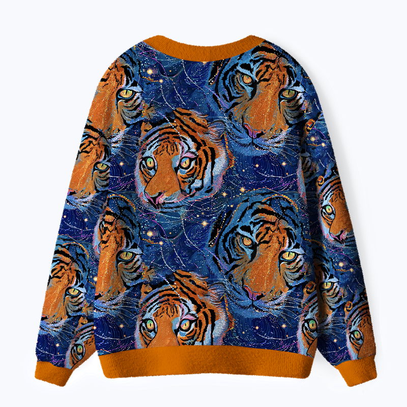 Unisex Mythical Tiger Sweater for Street Style