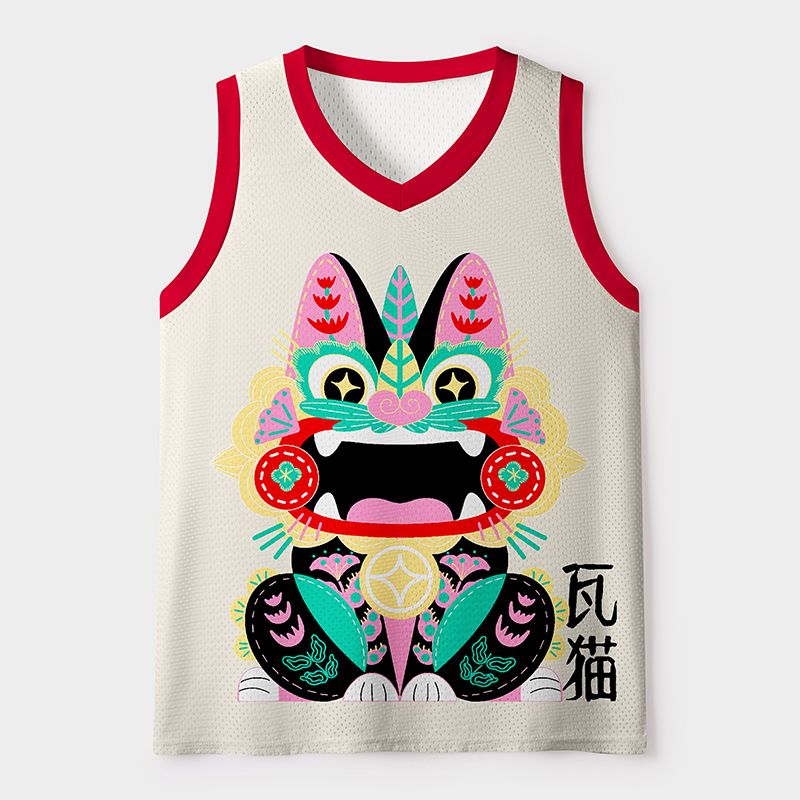 Kyoto Lion Lucky Cat Tank Top