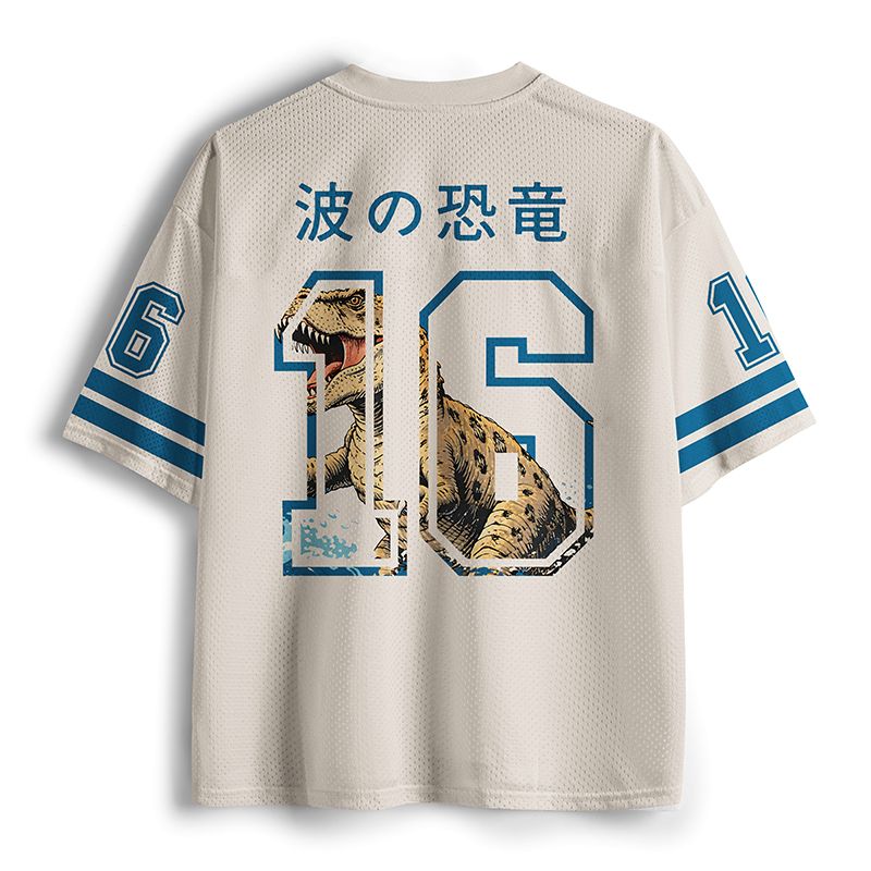 Kyoto-Lion Dinosaur Of The Waves Mesh Jersey