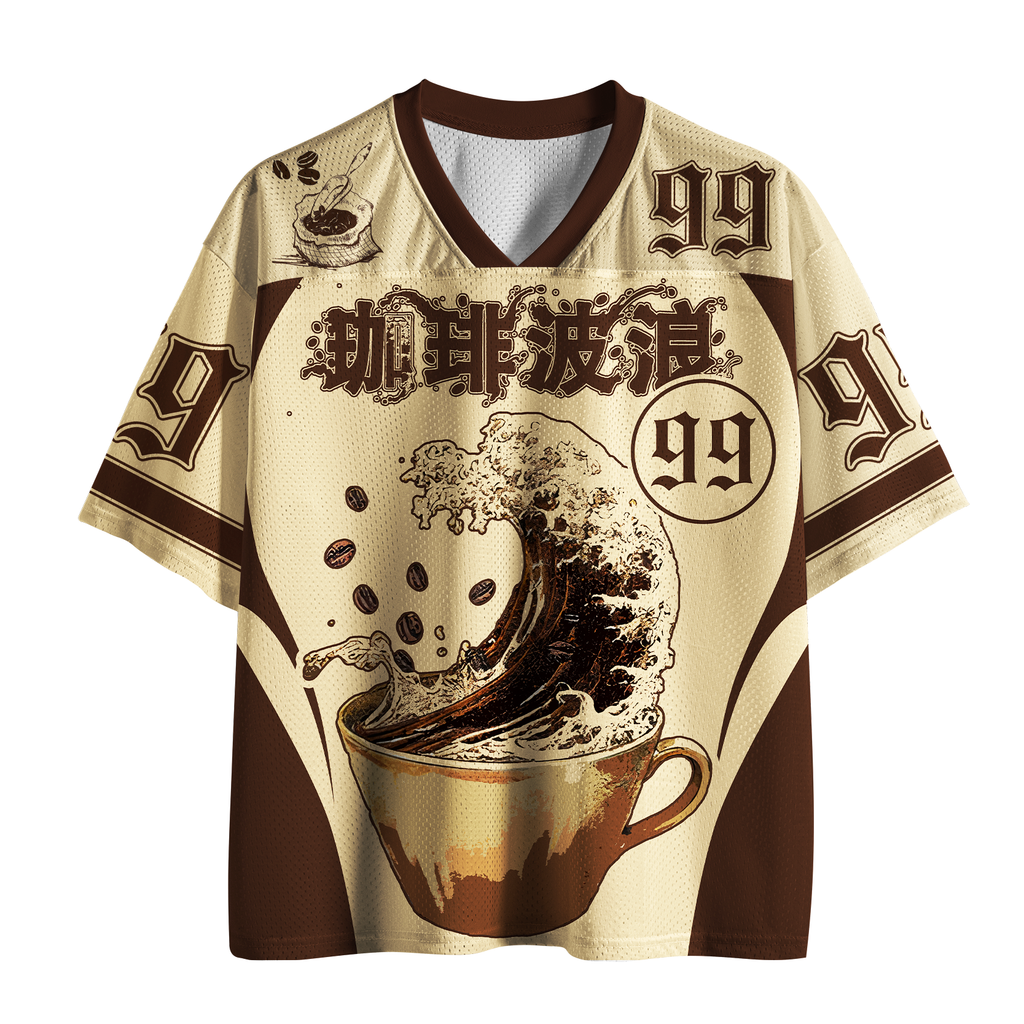 Japanese Streetwear Mesh Jersey