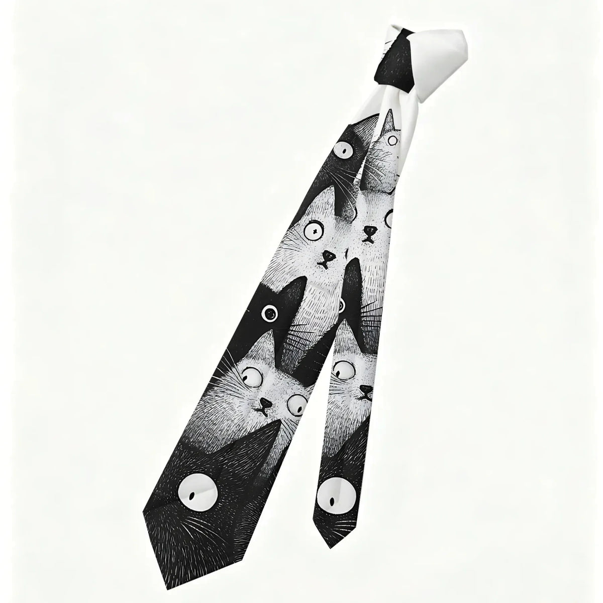 Kyoto-Lion The Judgmental Stare Of Cats Necktie