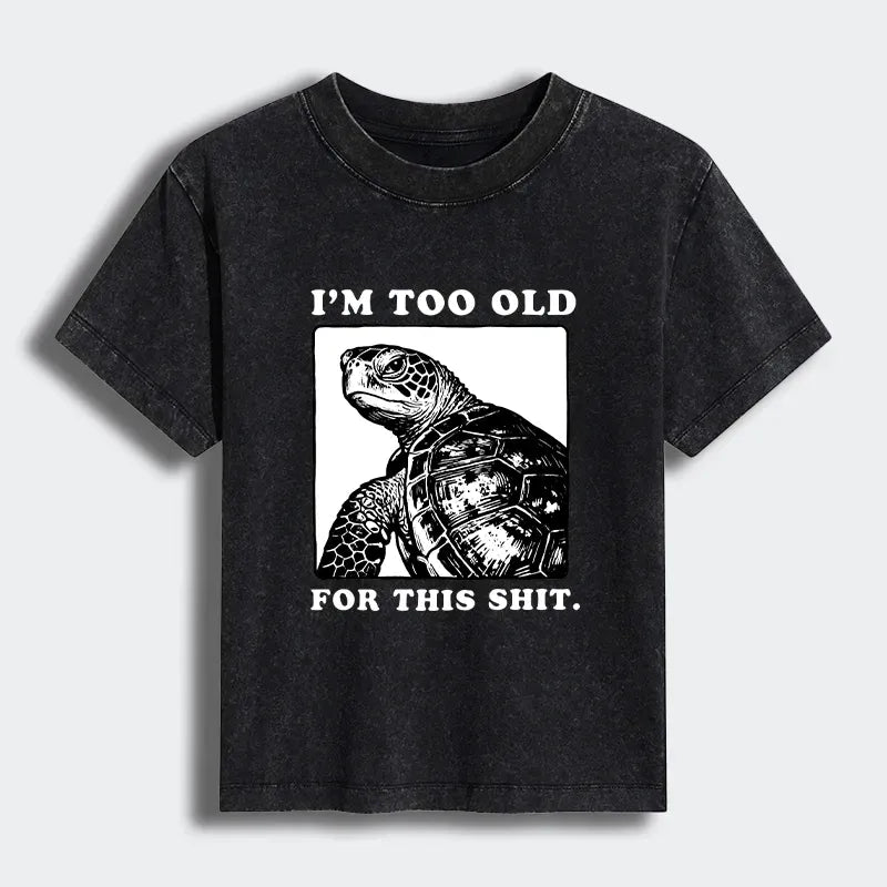 Trendy washed cotton t-shirt for women