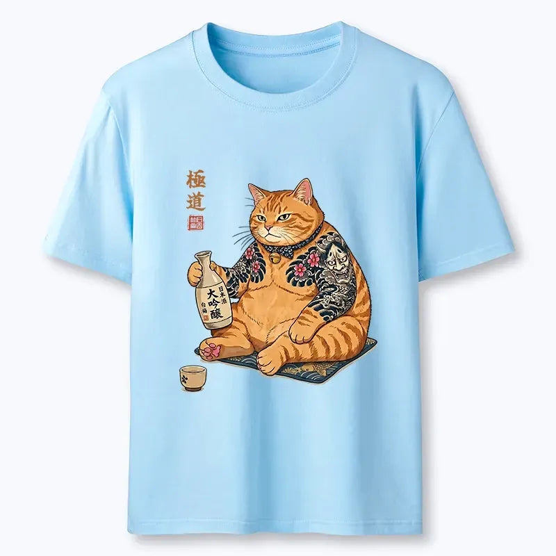 Vintage Ukiyo-e Cat T-Shirt Gift Idea