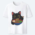 Kyoto-Lion Black Cat Ate Japan Ramen Classic T-Shirt