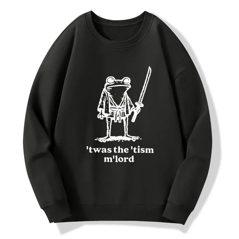 Kyoto-Lion Focused Samurai Frog Classic Sweatshirt