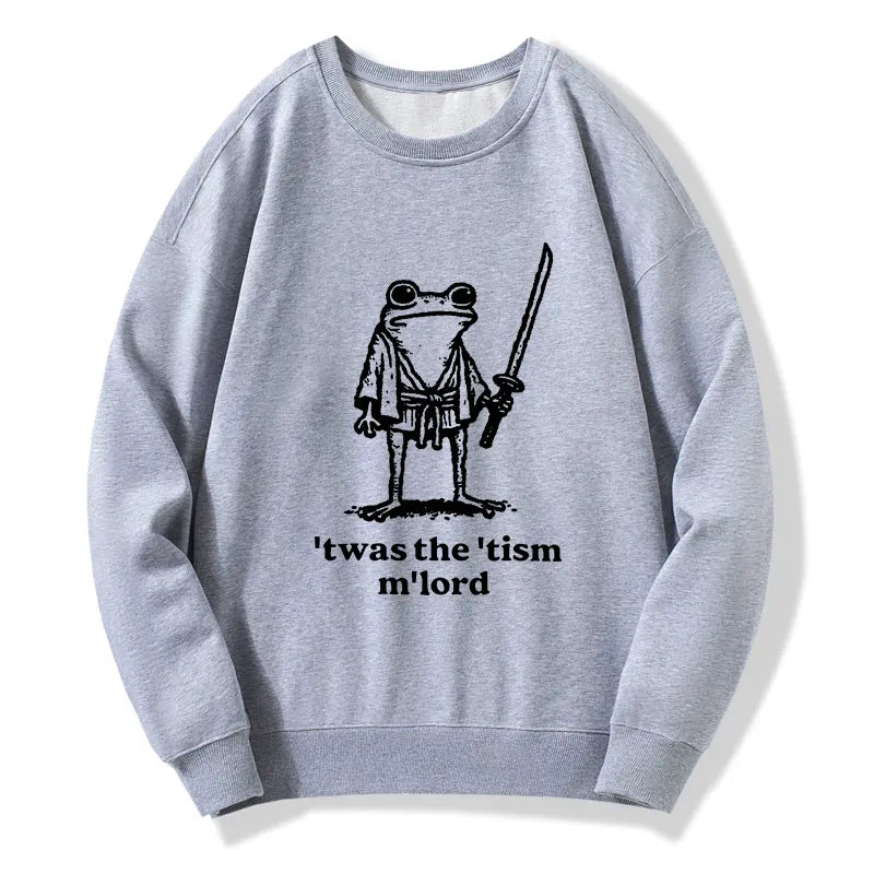Kyoto-Lion Focused Samurai Frog Classic Sweatshirt