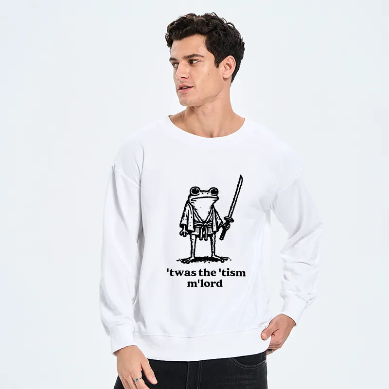 Kyoto-Lion Focused Samurai Frog Classic Sweatshirt