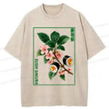 Kyoto-Lion Sushi Sakura Tree Washed T-Shirt