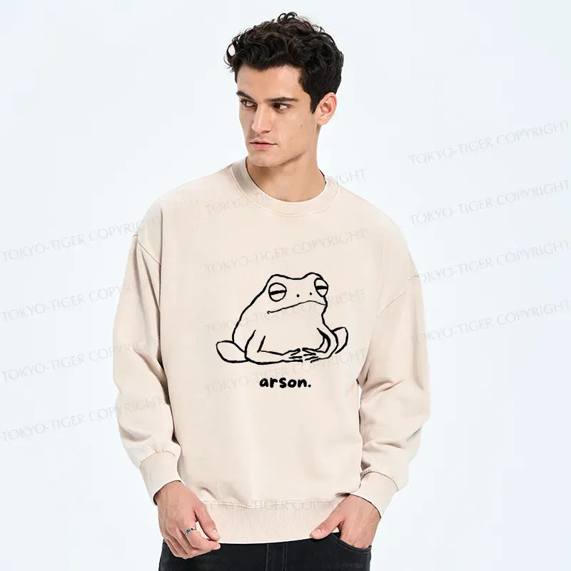 Japanese Vintage Frog Pullover Gift Idea