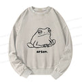 Arsonist Frog Anime Sweatshirt on Sale